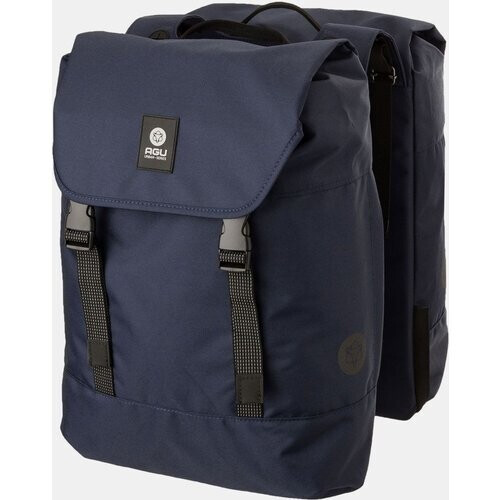AGU DWR Double Pannier Fietstas Marineblauw Tweedehands