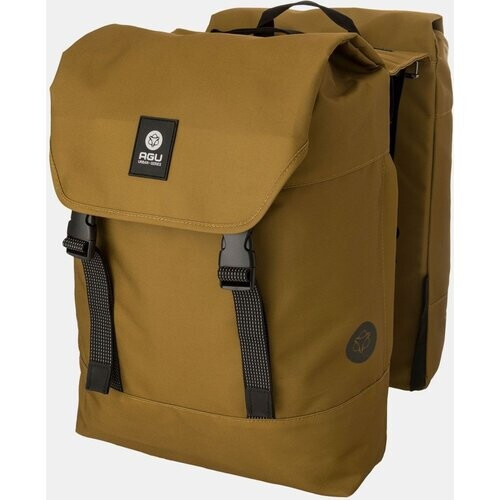 AGU DWR Double Pannier Fietstas Middengeel Tweedehands
