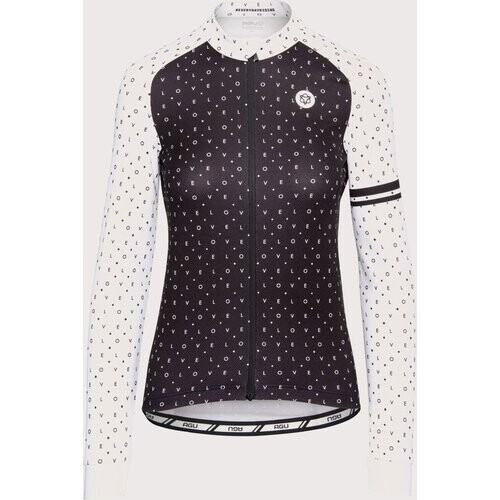 AGU Essential Velo Love Jersey LS Shirt Dames Zwart/Wit Tweedehands