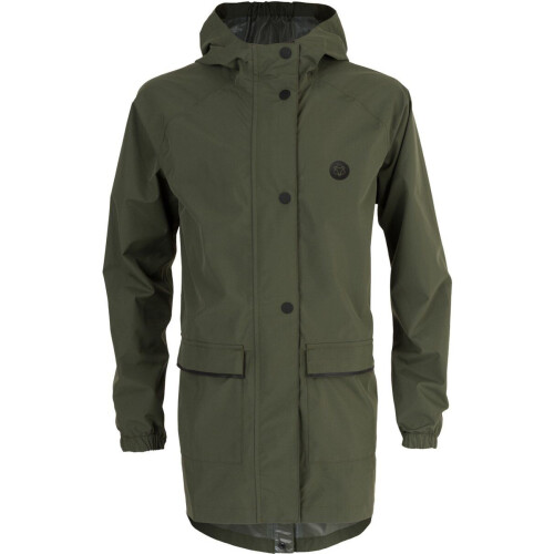AGU GO Parka Kids - Regenjas Essential - Waterdicht Ademend - Groen - 128