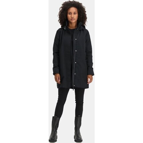 AGU Mac Rain Coat Urban Outdoor Jas Dames Zwart Tweedehands