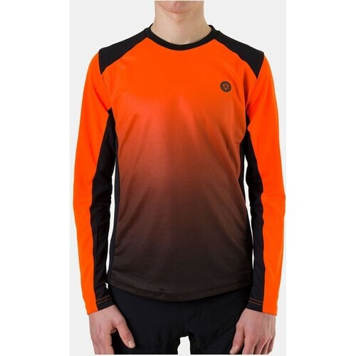 AGU MTB Fietsshirt LM Oranje/Zwart Tweedehands