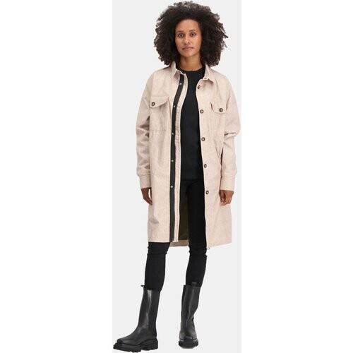 AGU Oversized Rain Shirt Urban Outdoor Dames Gebroken Wit/Assorti / Gemengd Tweedehands