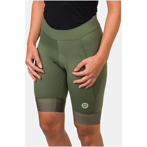 AGU Prime Essential Dames Fietsbroek Dames Donkerkaki Tweedehands