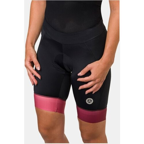 AGU Prime Essential Dames Fietsbroek Dames Zwart/Donkerroze Tweedehands