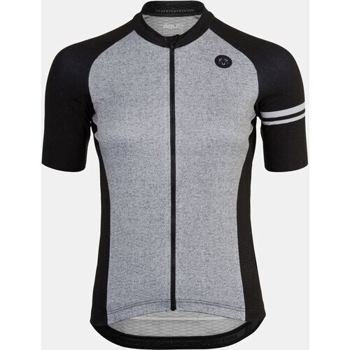 AGU Shirt KM Dames Zwart/Lichtgrijs Tweedehands