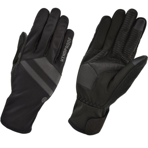 AGU Windproof Handsschoenen Essential - Lange vingers - Winddicht en waterafstotend - Zwart - L