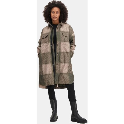 AGU Winter Oversized Rain Shirt Urban Outdoor Middenkaki/Geschakeerd Tweedehands