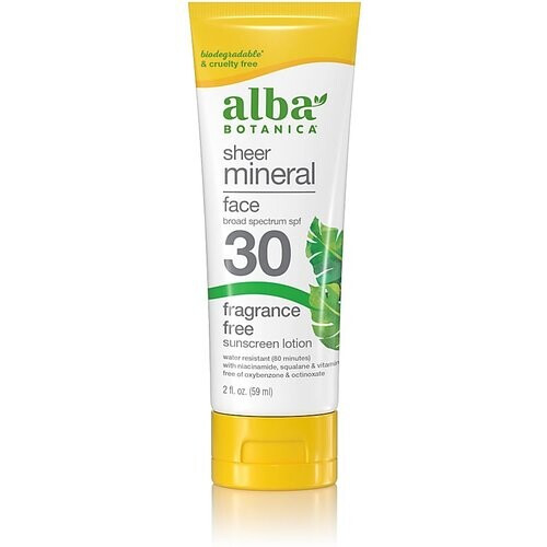 Alba Botanica Minerale Zonnebrandcreme Gezicht SPF30 Tweedehands