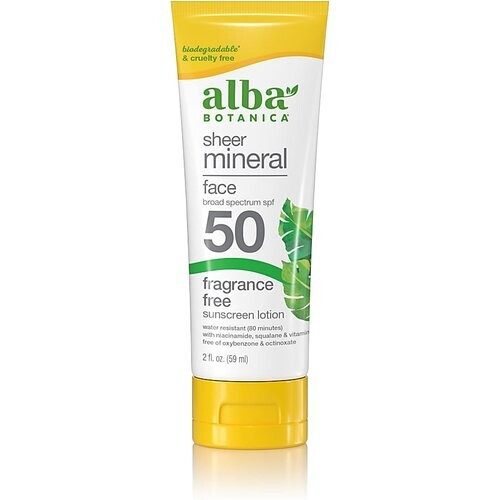 Alba Botanica Minerale Zonnebrandcreme Gezicht SPF50 Tweedehands