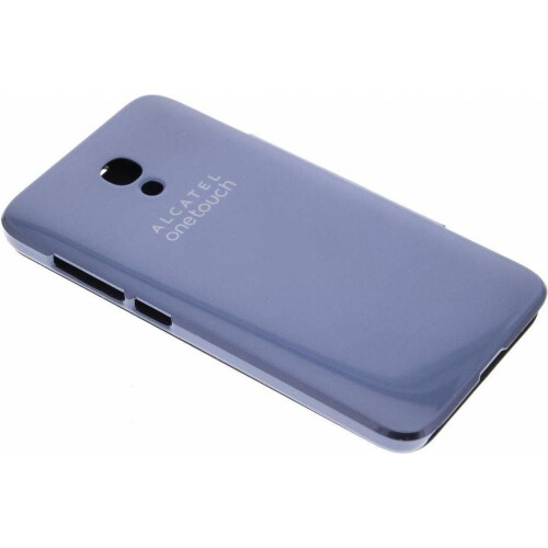 Alcatel One Touch Idol 2s - Flip Cover - Originele boekstijl - Grijs