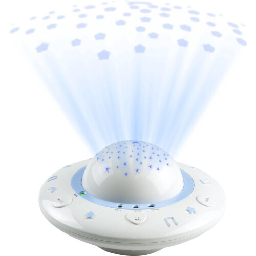 Alecto BC-125 - Baby Projector - Rustgevende Slaapliedjes - Wit