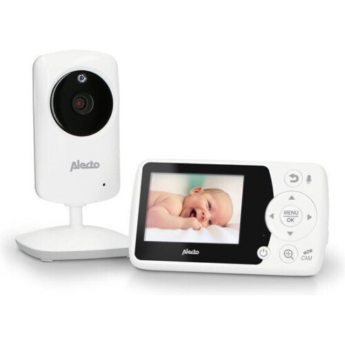 Alecto BO64 - Babyfoon met Camera - Uitbreidbaar tot 4 camera's - Wit
