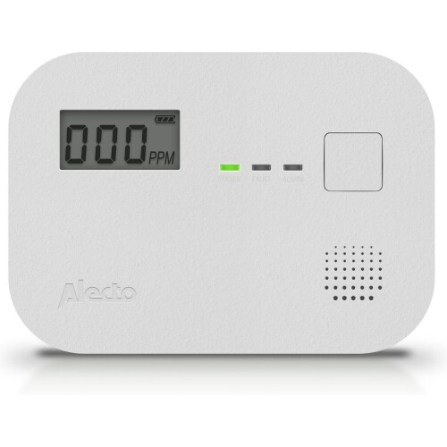 Alecto COA3910 - Koolmonoxidemelder - 10 jaar sensor - Wit
