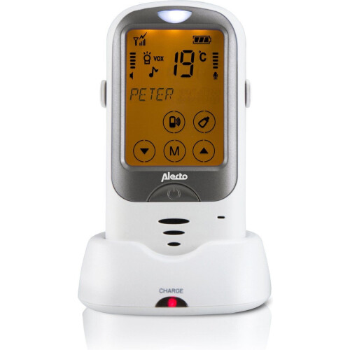 Alecto DBX-68BU - Extra babyunit Alecto DBX-68 - Outdoor babyfoon - Wit