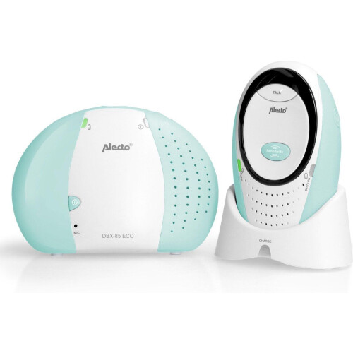 Alecto DBX-85MT - DECT Babyfoon - ECO - Wit/Mintgroen