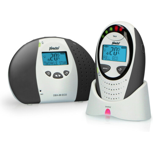 Alecto DBX-88 LIMITED - DECT Babyfoon - ECO-modus met nachtlampje - Antraciet
