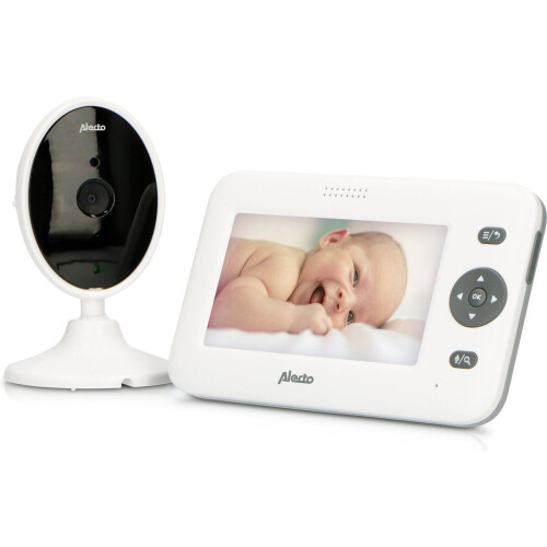 Alecto DVM-140 - Babyfoon met camera - 4.3" kleurenscherm - Wit
