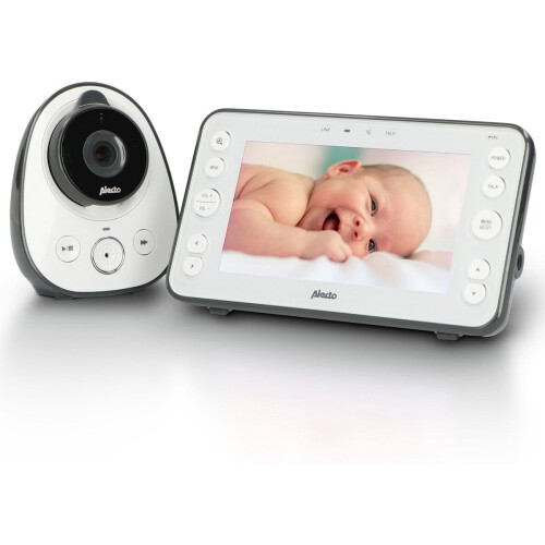 Alecto DVM-150 - Babyfoon met camera - 5" Kleurenscherm - Wit