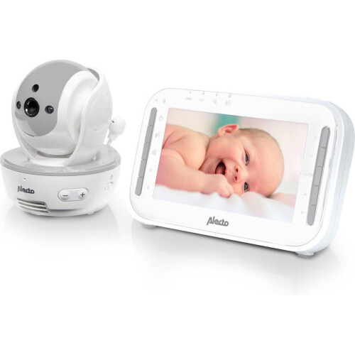 Alecto DVM-200GS - Babyfoon met camera - Op afstand bedienbaar - Grijs Tweedehands