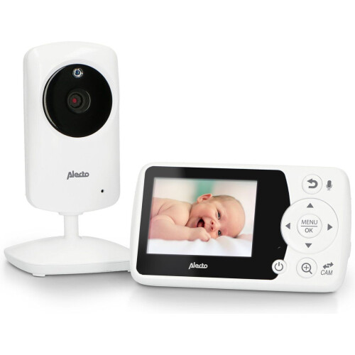 Alecto DVM-64 - Babyfoon met camera - Temperatuurweergave - Wit