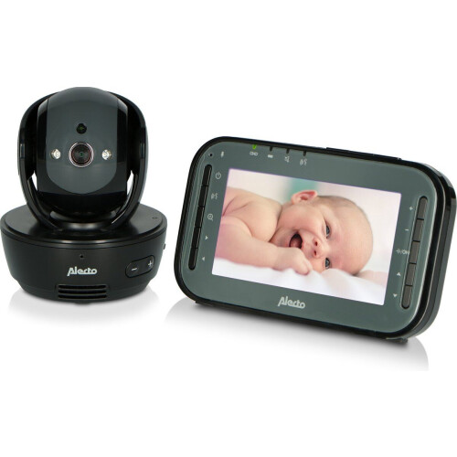 Alecto DVM200MBK - Babyfoon met Camera - Op afstand Beweegbaar - Zwart Tweedehands