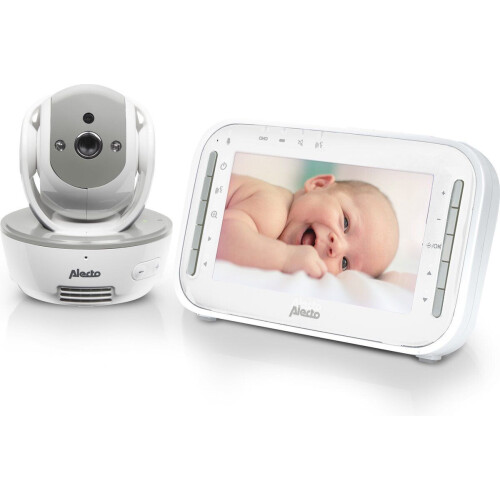 Alecto DVM200MGS - Babyfoon met Camera - Op afstand Beweegbaar - Grijs Tweedehands