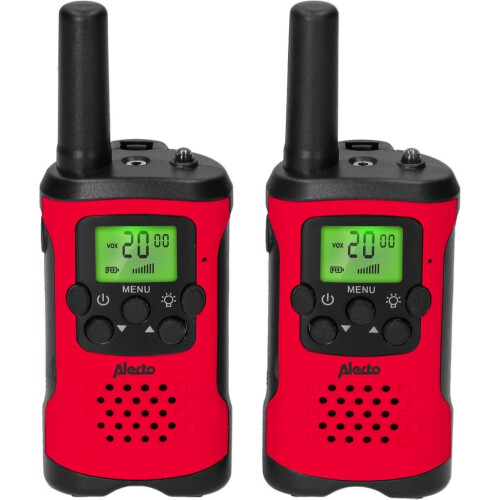Alecto FR115RD - Walkie Talkie voor kinderen en volwassenen - Set van 2 stuks - Bereik tot 7 km - Rood Tweedehands
