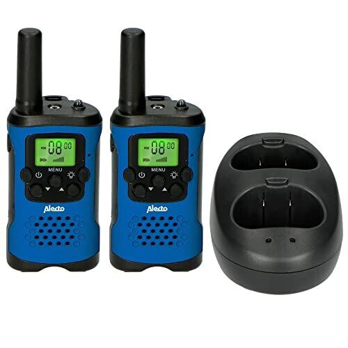 Alecto FR175BW - Walkie talkies - tot 7 kilometer bereik - blauw/zwart