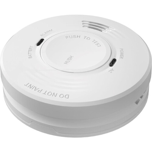 Alecto SDV10 Rookmelder - 230V Brandmelder op netstroom - Met Back-up Batterij - Wit