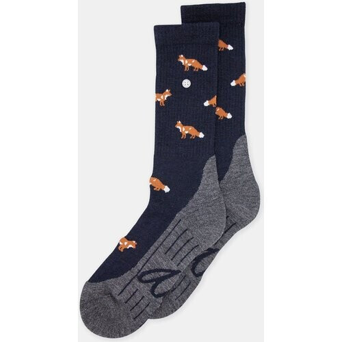 Alfredo Gonzales Foxy Merino Wool Wandelsok Donkerblauw/Lichtgrijs Tweedehands