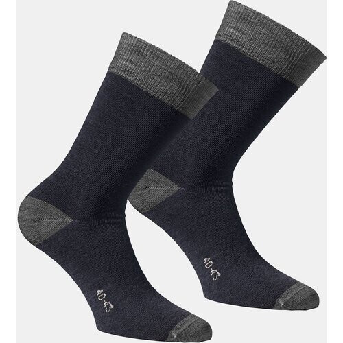 Alpaca socks Merino 2-Pack Lifestyle Sok Zwart/Donkergrijs Tweedehands