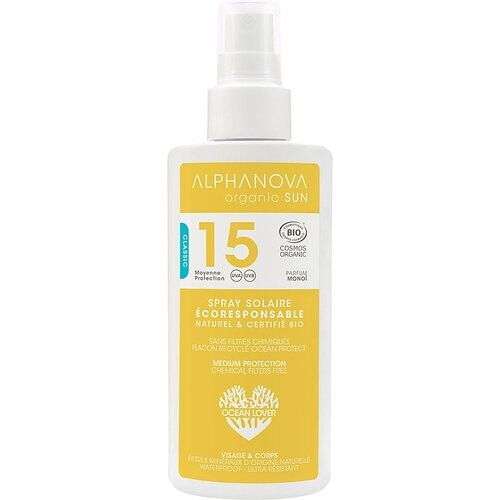Alphanova Sun BIO SPF 15 Zonnebrand Spray Tweedehands