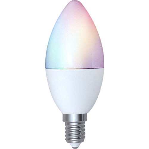 alpina Smart Home RGB Lamp - E14 - 5W - WW + RGB - Slimme verlichting - LED - App Besturing - Voice Control - Amazon Alexa - Google Home