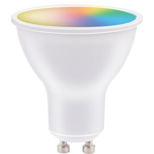 alpina Smart Home RGB Lamp - GU10 - 5W - WW + RGB - App Besturing - Voice Control - Amazon Alexa - Google Home