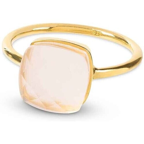 Amadeus dames vegan Ring Sophia Rozenkwarts Goud Tweedehands