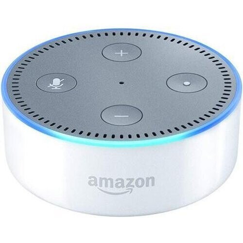 Refurbished Amazon Echo Dot Gen 2 Speaker Bluetooth - Wit/Grijs Tweedehands