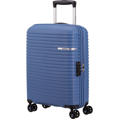 American Tourister Liftoff spinner 55/20 - Handbagage uitbreidbaar - Coronet Blue Tweedehands
