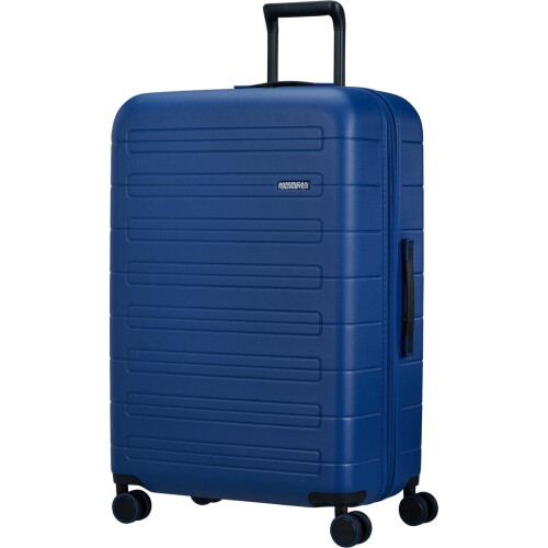 American Tourister Novastream - Reiskoffer Spinner 77/28 TSA Exp - USB poort - Navy Blue Tweedehands