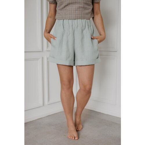 AmourLinen dames vegan Short Mia Salie Groen Tweedehands
