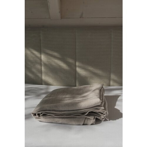 AmourLinen unisex vegan Beddengoed Plat Laken CrÃ¨me