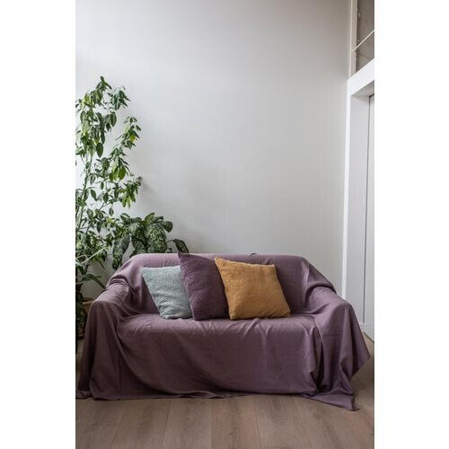 AmourLinen unisex vegan Linnen Bankhoes Dusty Lavender Tweedehands