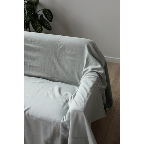 AmourLinen unisex vegan Linnen Bankhoes Saliegroen Tweedehands