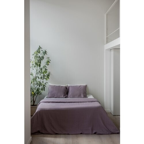 AmourLinen unisex vegan Linnen Dekbedovertrek Dusty Lavendel