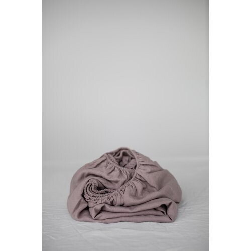 AmourLinen unisex vegan Linnen Hoeslaken Rosy Brown Tweedehands