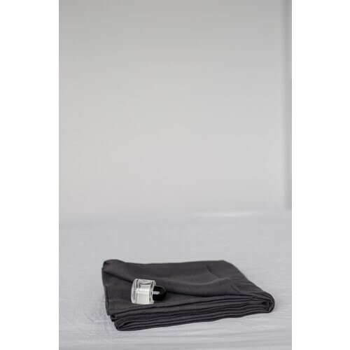 AmourLinen unisex vegan Linnen Laken Houtskool Tweedehands