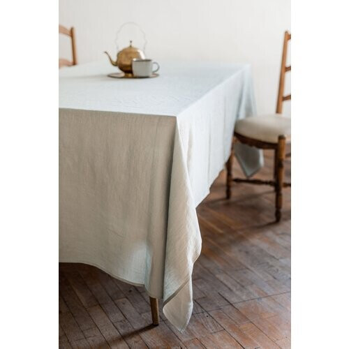 AmourLinen unisex vegan Linnen Tafelkleed Saliegroen Tweedehands