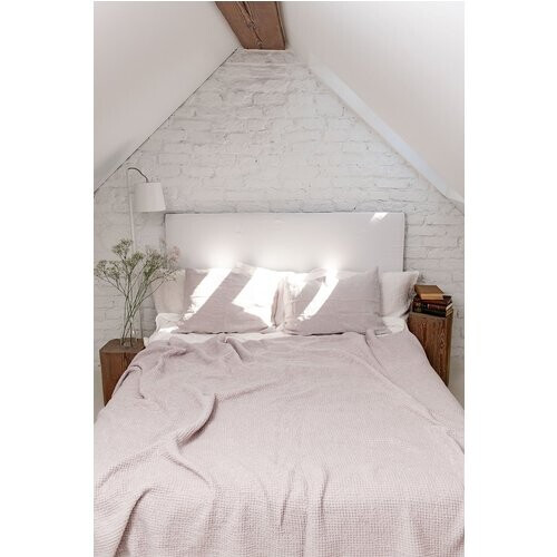 AmourLinen unisex vegan Linnen Wafeldeken Crème