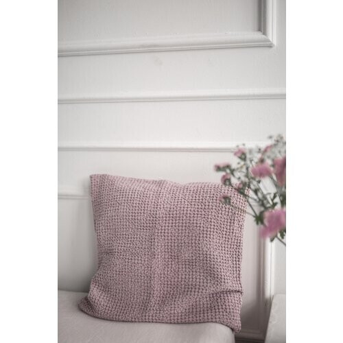 AmourLinen unisex vegan Linnen Wafelkussensloop Dusty Rose Tweedehands