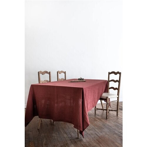 AmourLinen unisex vegan Tafelkleed Linnen Terracotta Tweedehands